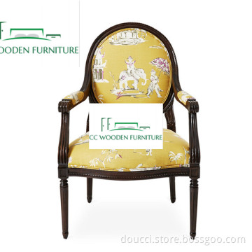 Simple American solid wood dining chairs